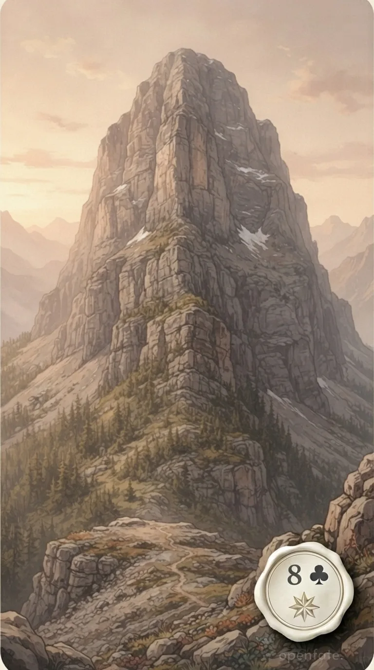 OpenFate 雷诺曼第 21 张「高山」牌面插图